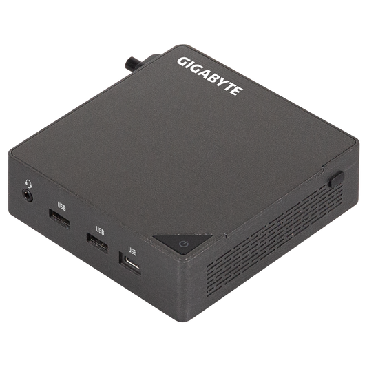 Gigabyte BRIX GB-BRU5-225H Core Ultra 5 225H Barebone Mini PC front and product view