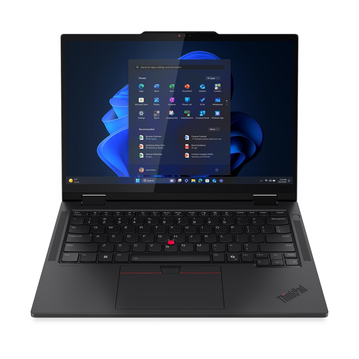 Lenovo ThinkPad T14S 2-in-1 G1 U5-225U, 16GB, 512GB, 14" WUXGA TOUCH, W11P(AI), 3YR PREM