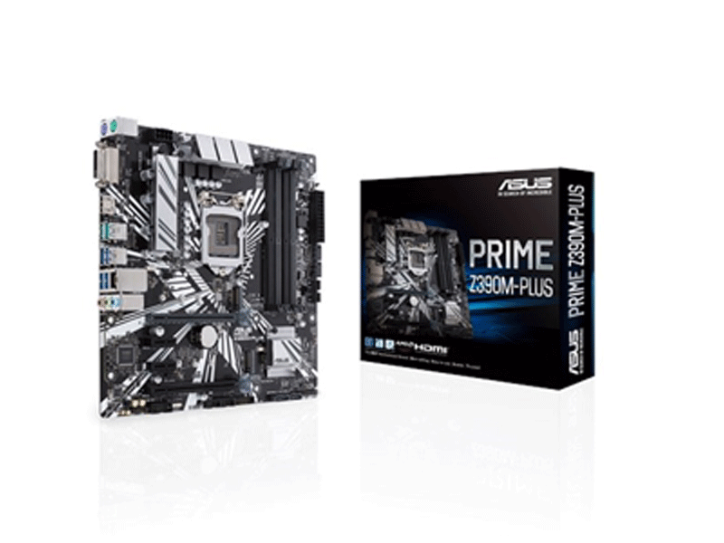 Asus PRIME-Z390M-PLUS Intel LGA 1151 mATX motherboard with OptiMem II