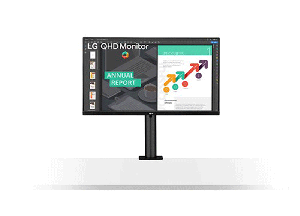 LG 27QN880-B HDR10 27" QHD IPS Monitor Free Shipping In Australia