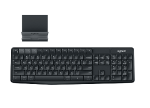 Logitech 920-008250 K375s Multi-Device Wireless Keyboard and Stand Combo