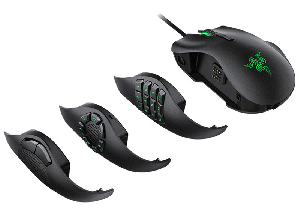 Razer RZ01-02410100 Naga Trinity Multi-Color Wired MMO Gaming Mouse